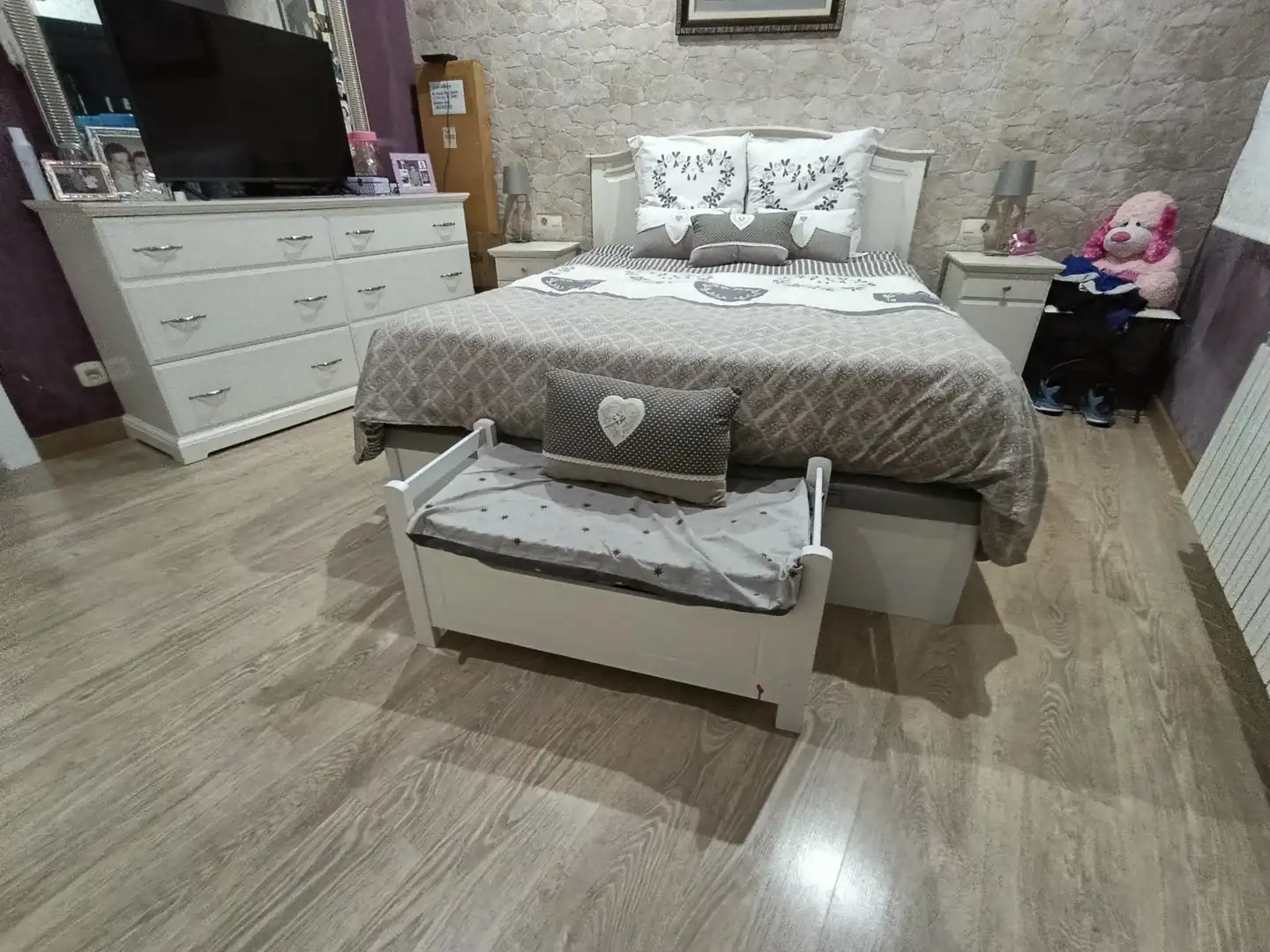 Schlafzimmer von Wohnung zum Verkauf in Benavente mit Heizung, Parkett und Möbliert
