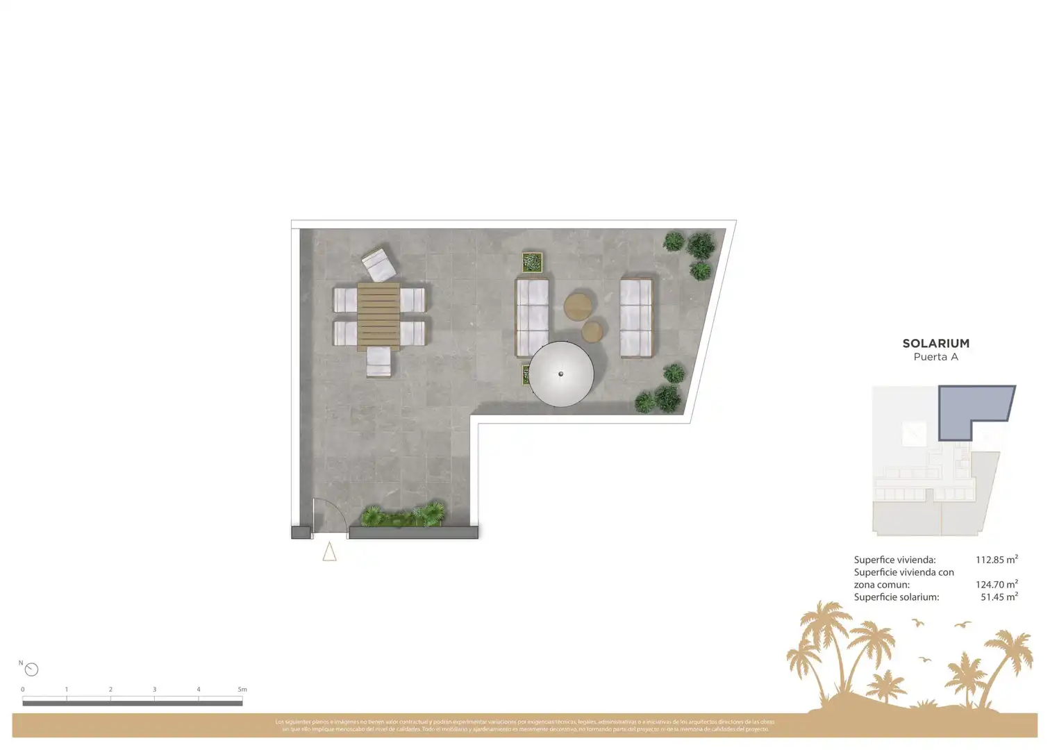Penthouse mit Pool zum Verkauf in Pueblo, imagen 10