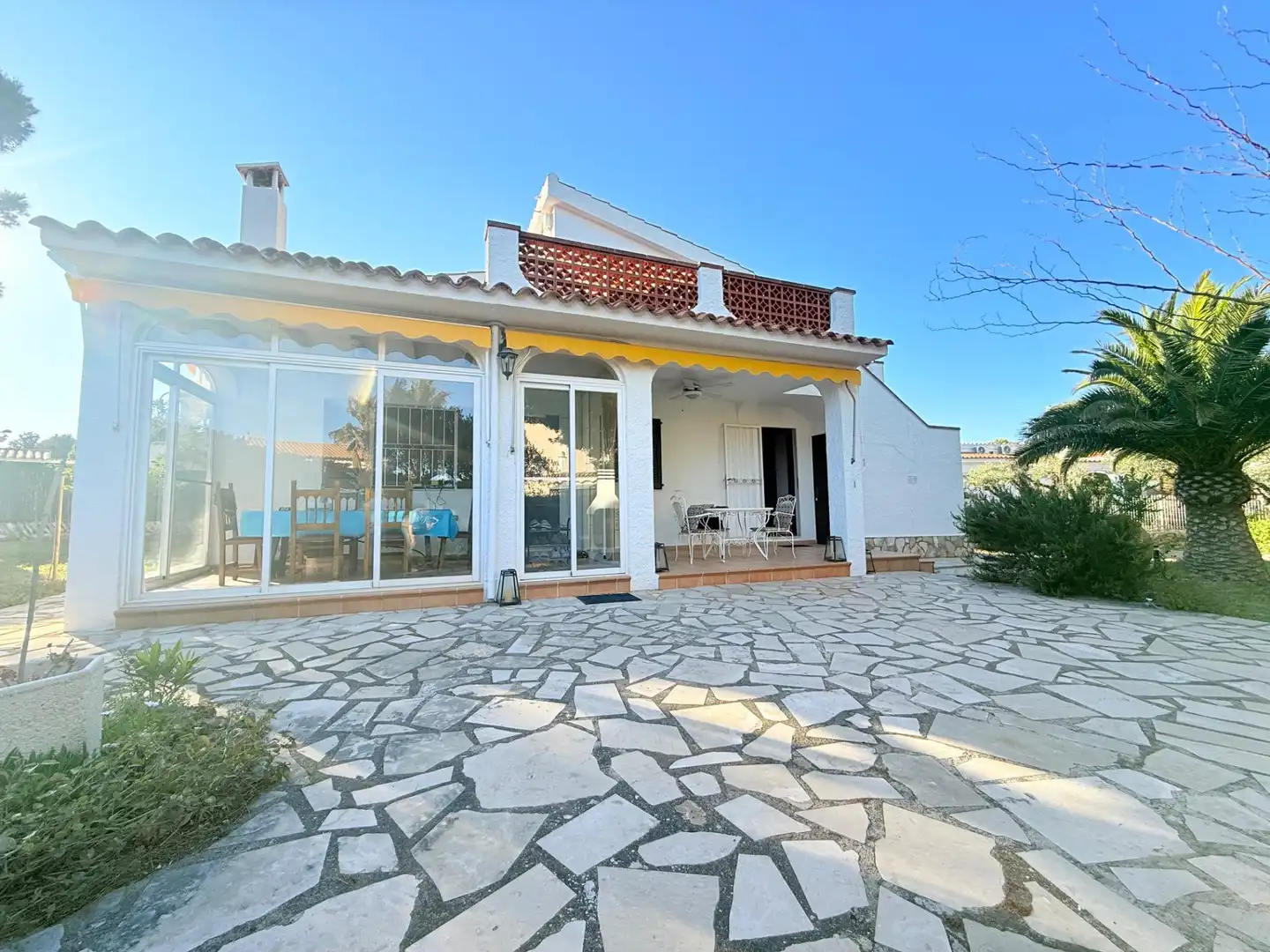 Vista exterior de Casa o chalet en venta en L'Ampolla con Calefacción, Jardín privado y Terraza