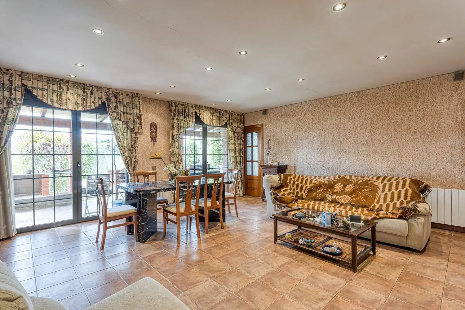 Living room of Houses for sale in Jorba  with Heating, Private garden and Terrace
