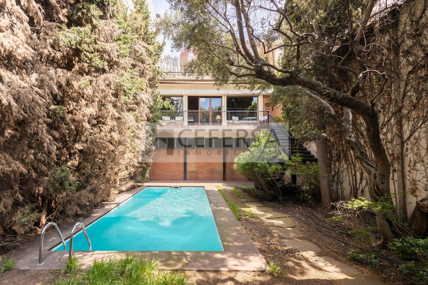 Garden of House or chalet for sale in  Barcelona Capital  with Air Conditioner, Heating and Private garden