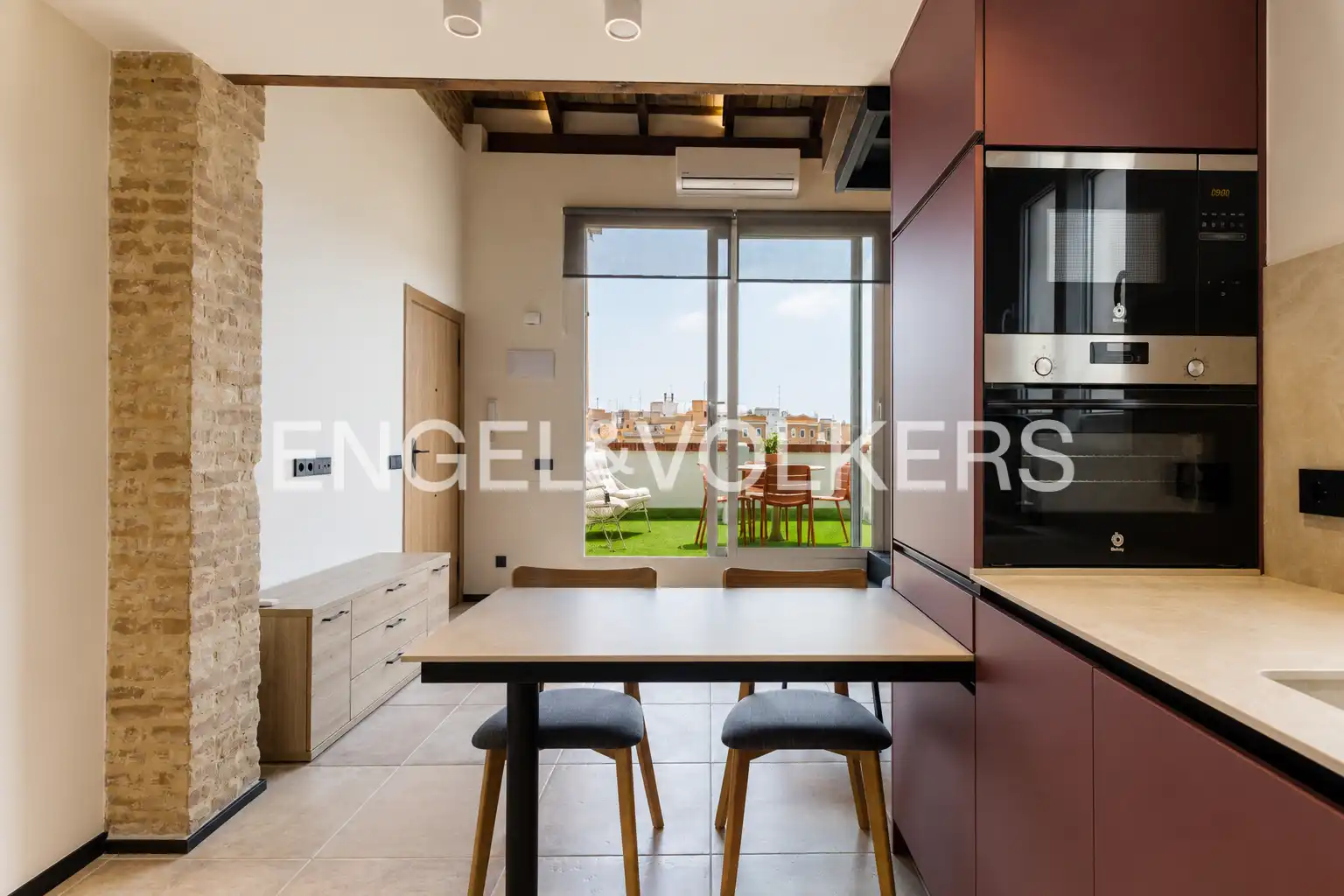 Comedor de Piso de alquiler en Valencia con Aire acondicionado, Calefacción y Terraza
