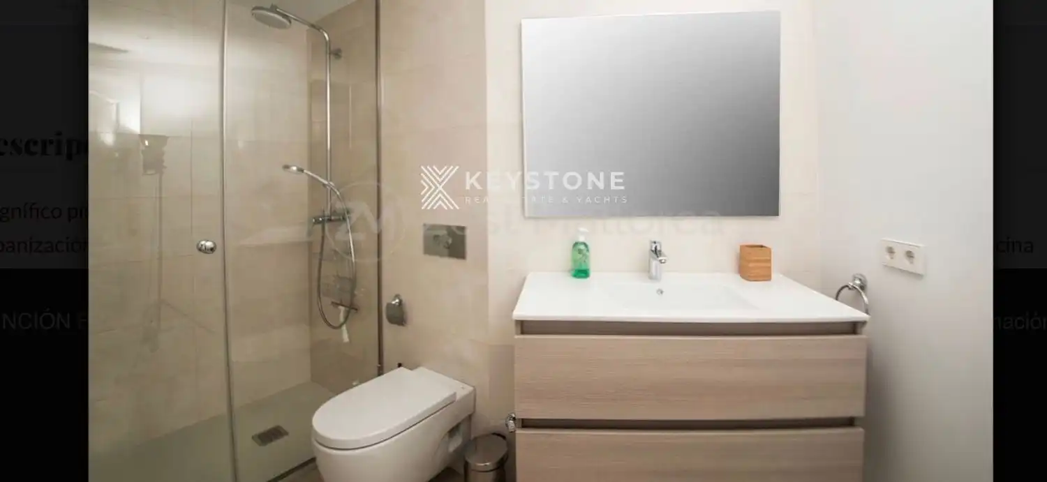 Bathroom of Flat for rent in Calvià  with Air Conditioner, Terrace and Swimming Pool