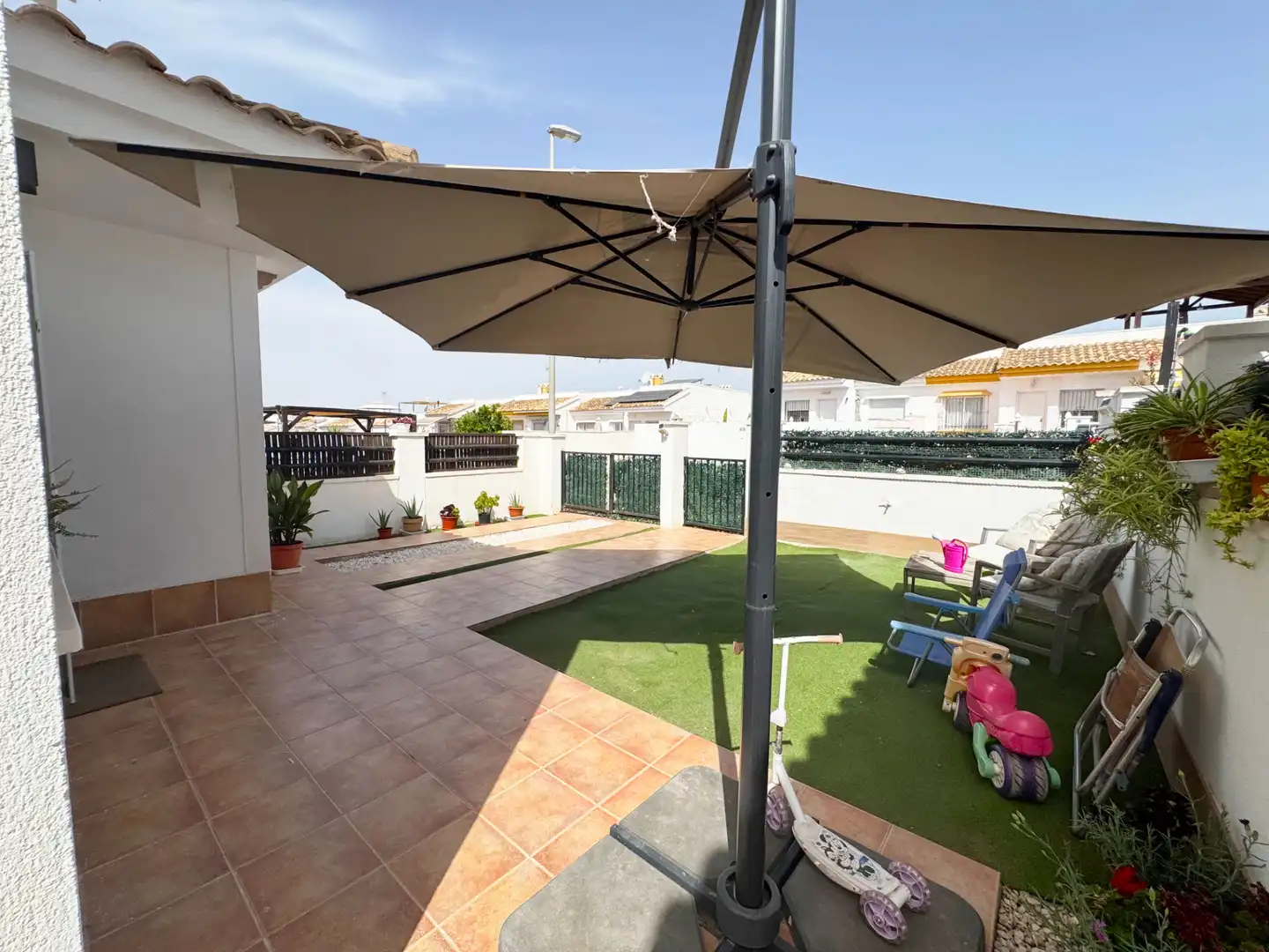 Terraza de Casa adosada en venta en Murcia con Aire acondicionado, Jardín privado y Terraza