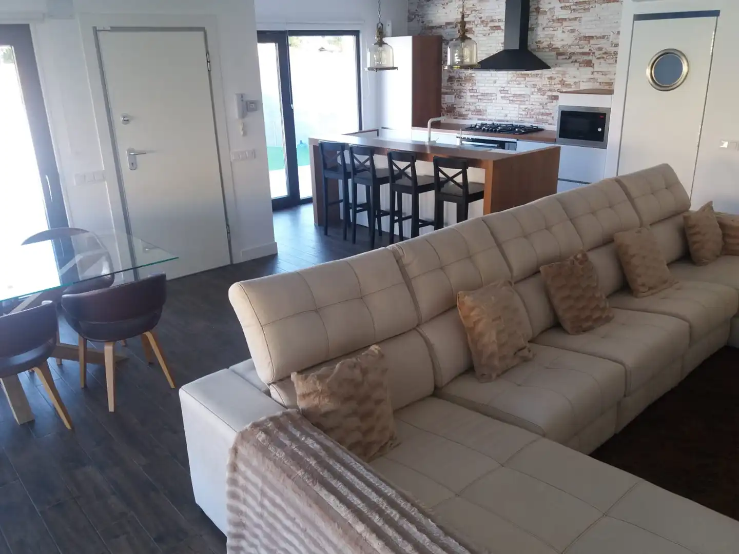 Sala de estar de Casa o chalet de alquiler en Vícar con Piscina