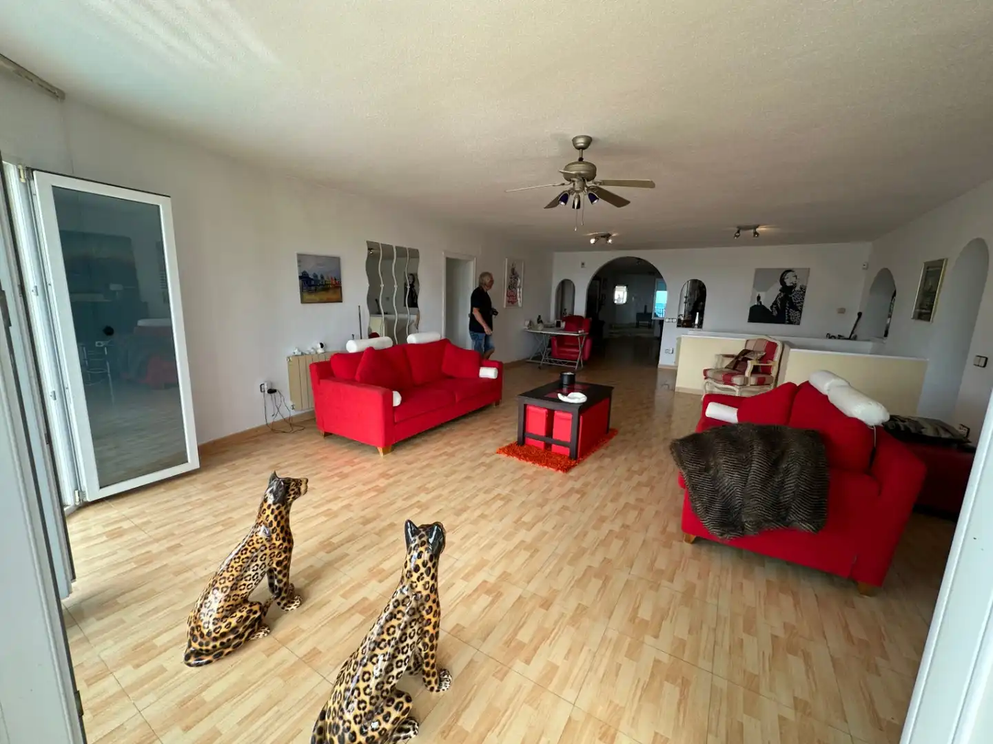 Sala d'estar de Casa o xalet en venda en Alcalà de Xivert amb Aire condicionat, Calefacció i Jardí privat