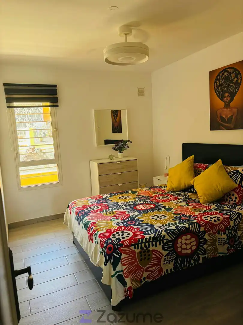 Bedroom of Flat for rent in Pájara  with Parquet flooring, Terrace and Swimming Pool