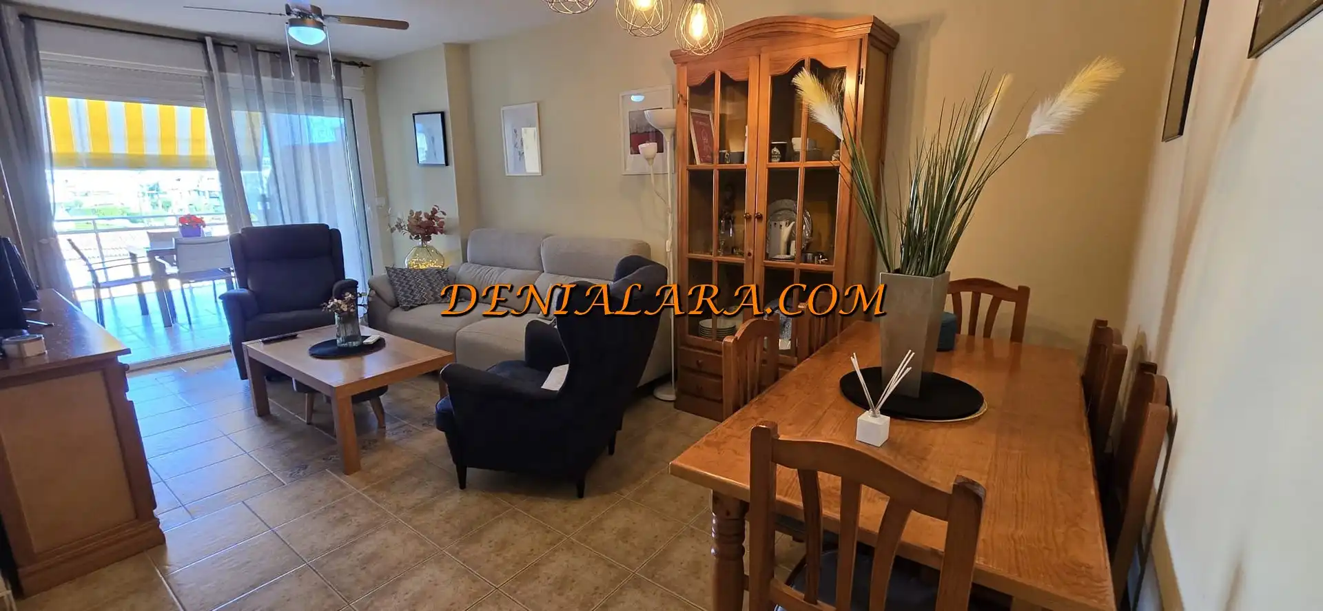 Living room of Duplexes for sale in Dénia  with Air Conditioner, Terrace and Storage room
