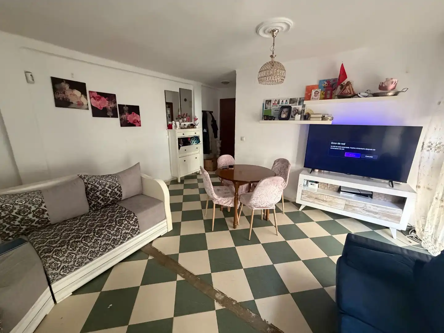 Sala d'estar de Pis en venda en San Juan de Aznalfarache amb Aire condicionat