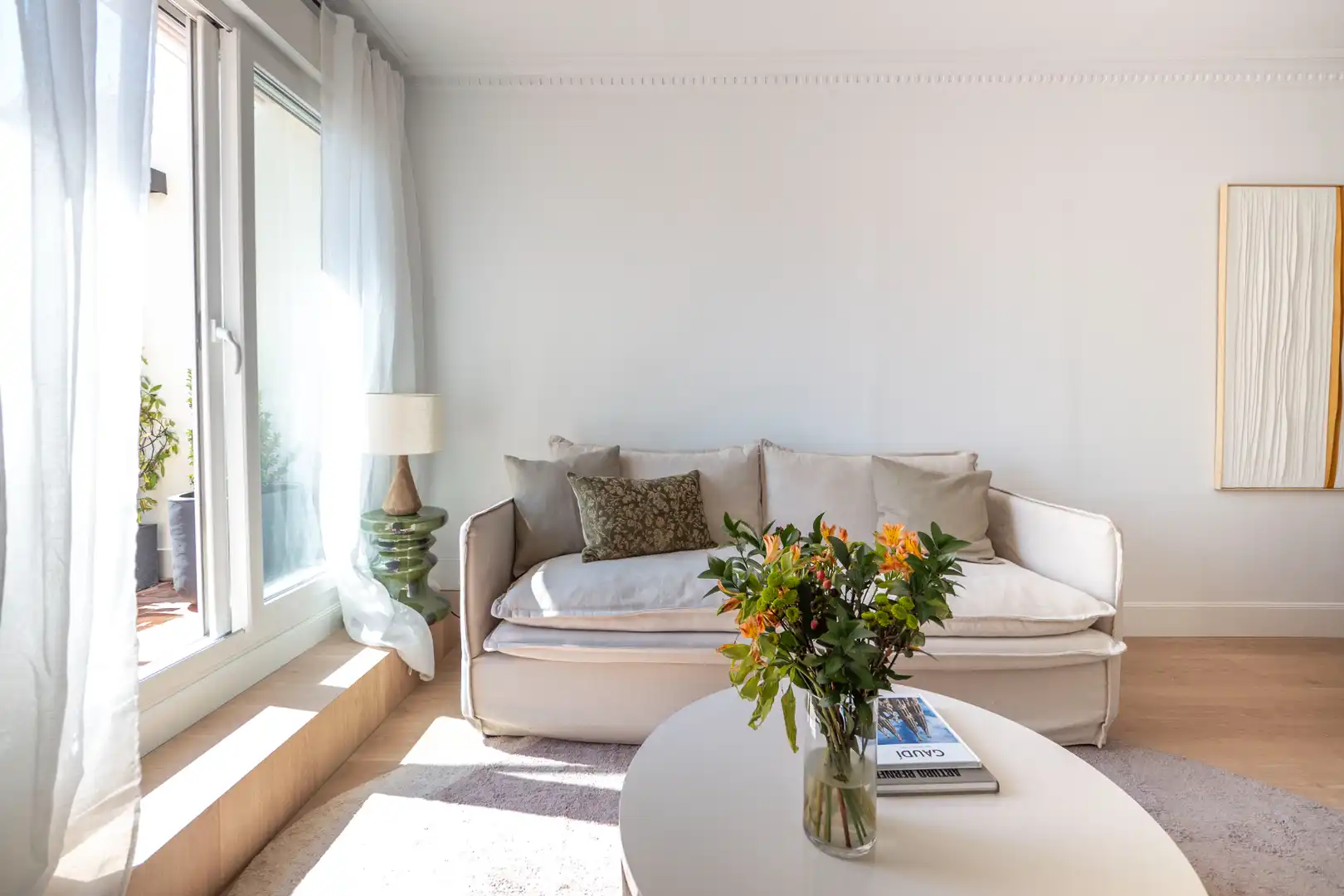 Sala de estar de Ático en venta en Madrid con Aire acondicionado, Calefacción y Terraza