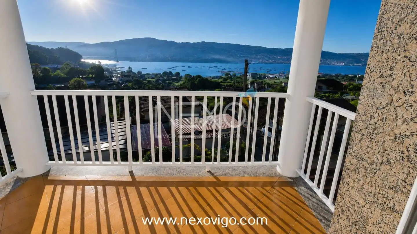 Terraza de Casa o chalet en venta en Moaña con Jardín privado, Terraza y Trastero