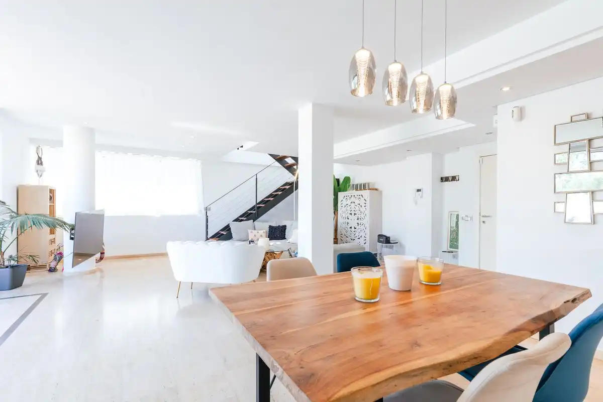 Esszimmer von Maisonette zum Verkauf in Eivissa mit Klimaanlage, Heizung und Terrasse