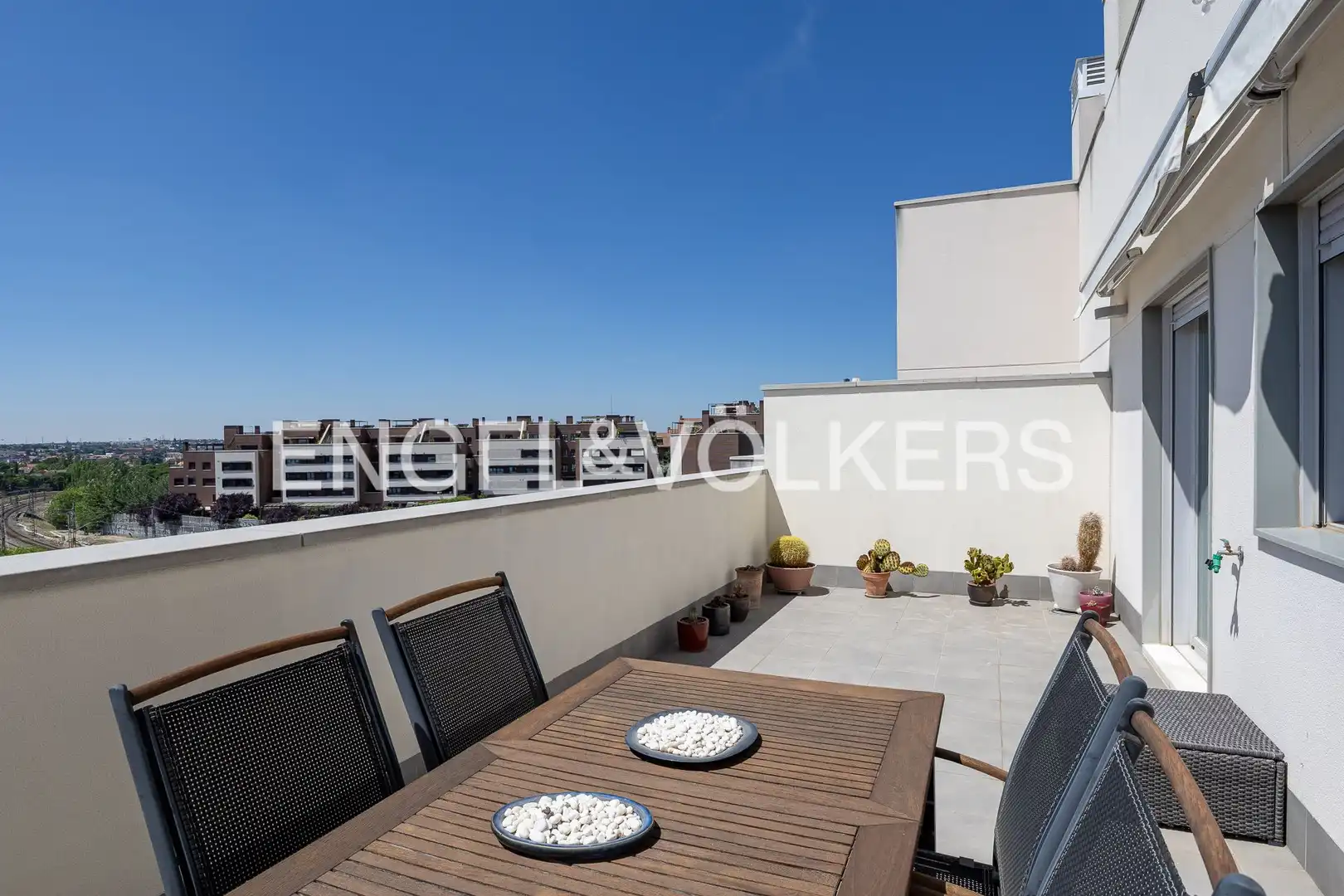 Terrace of Duplexes for sale in Madrid  with Air Conditioner, Heating and Private garden