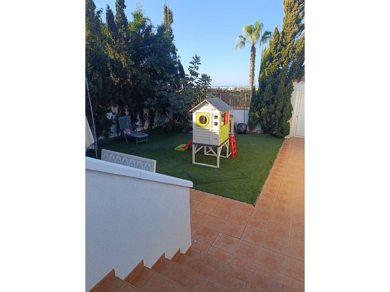 Jardí de Casa adosada en venda en El Ejido amb Aire condicionat, Jardí privat i Terrassa
