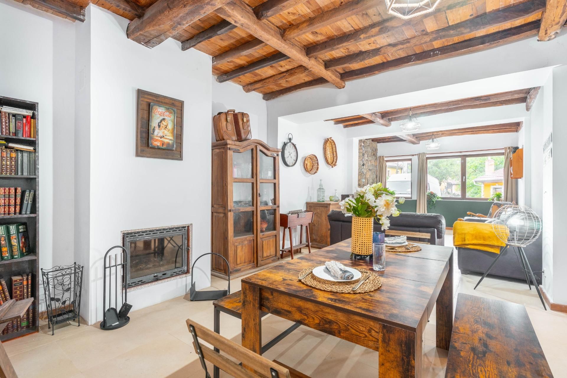 Dining room of House or chalet for sale in Mieres (Asturias)  with Heating, Private garden and Storage room