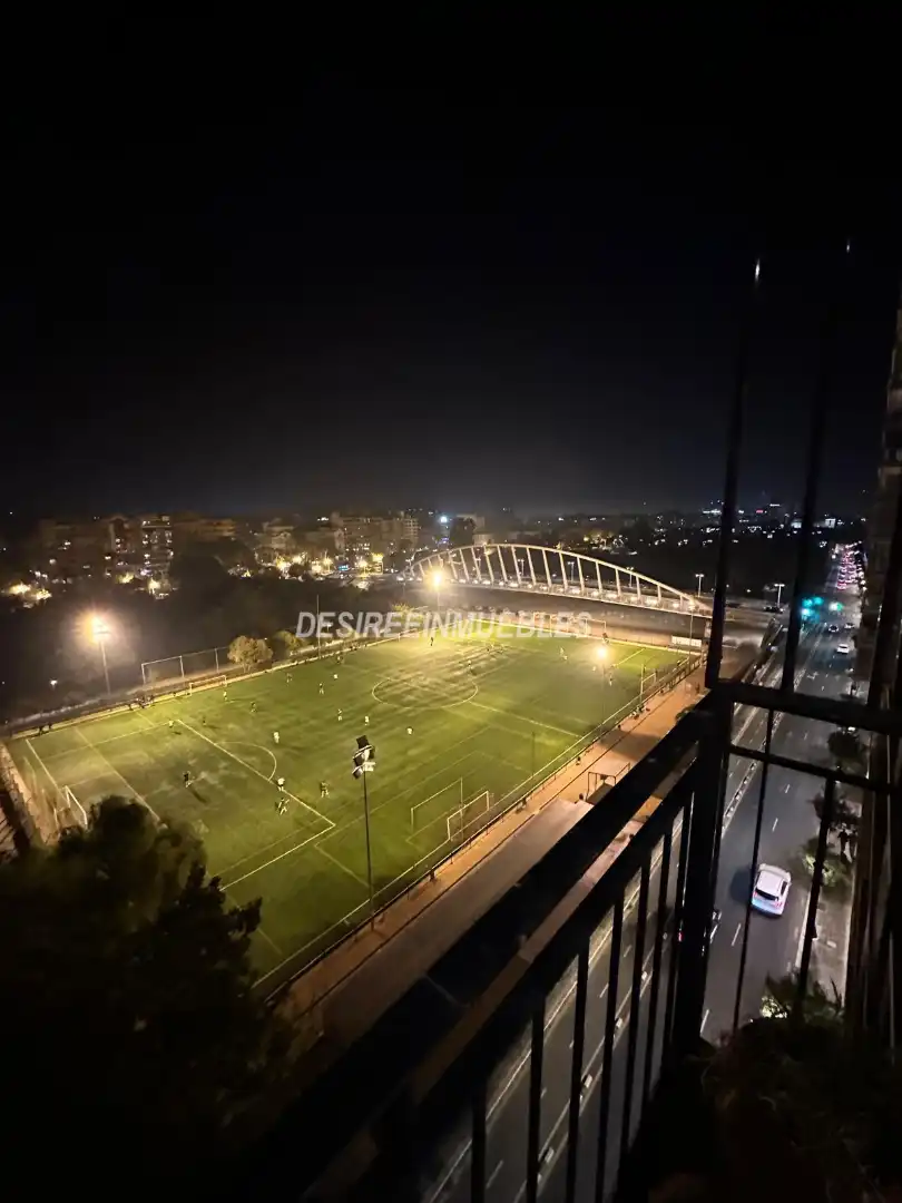 Terraza de Piso de alquiler en Valencia con Aire acondicionado, Calefacción y Parquet