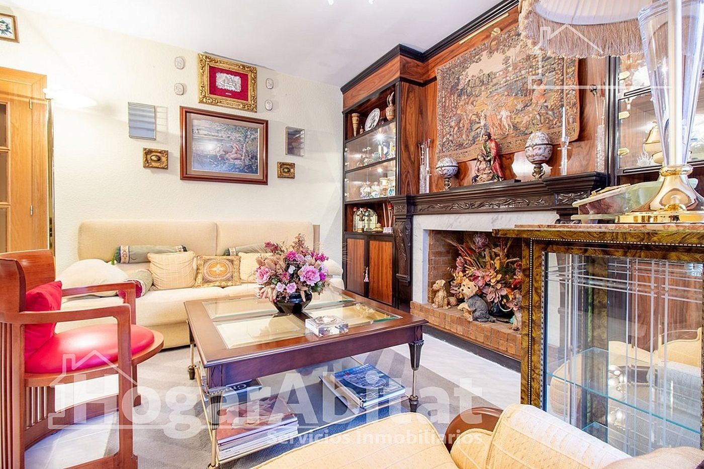 Living room of Flat for sale in Castellón de la Plana / Castelló de la Plana  with Heating, Private garden and Terrace