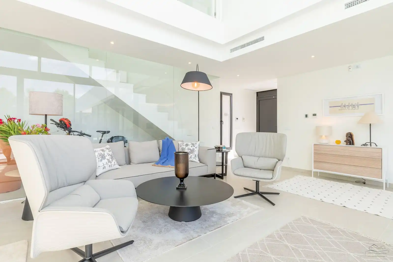 Living room of Houses for sale in Jávea / Xàbia  with Air Conditioner, Heating and Private garden