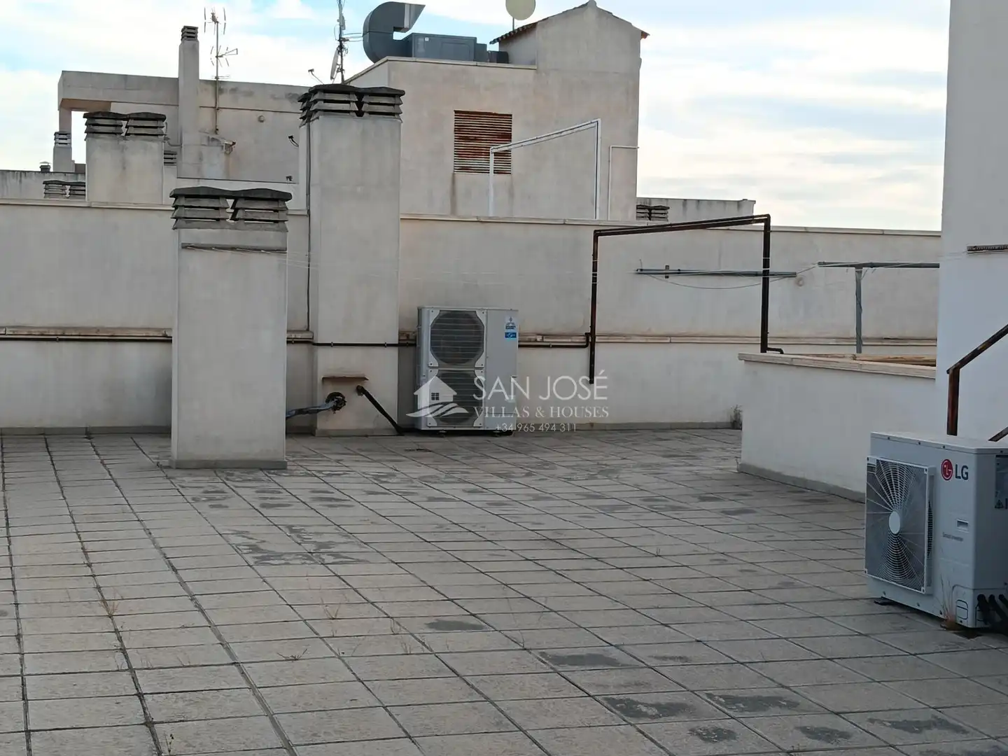 Terrace of Flat for sale in Aspe  with Heating, Terrace and Storage room