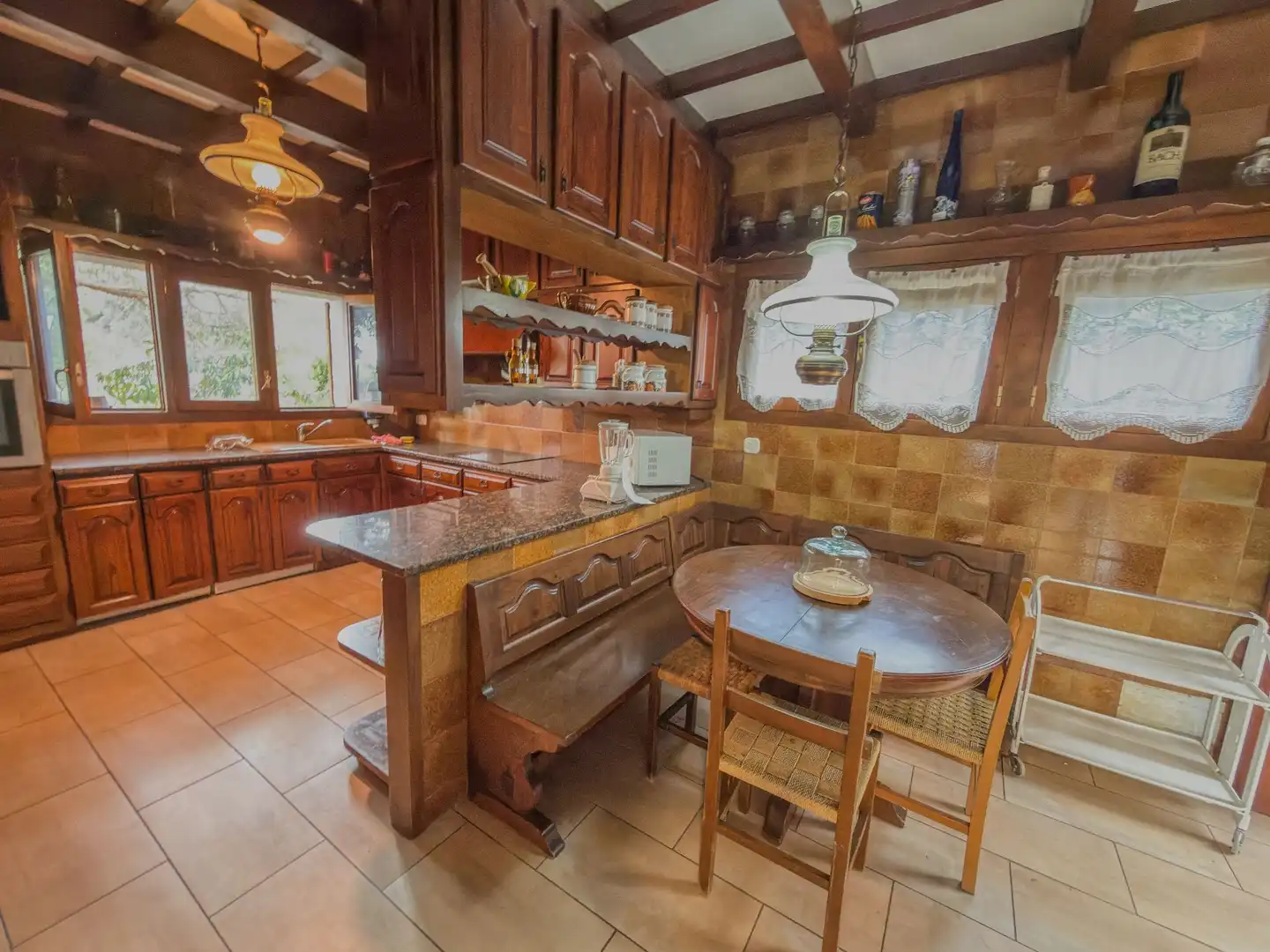 Kitchen of Houses for sale in Alella, Barcelona