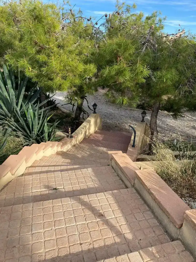 Terrassa de Casa o xalet en venda en Mutxamel amb Aire condicionat, Piscina i Balcó