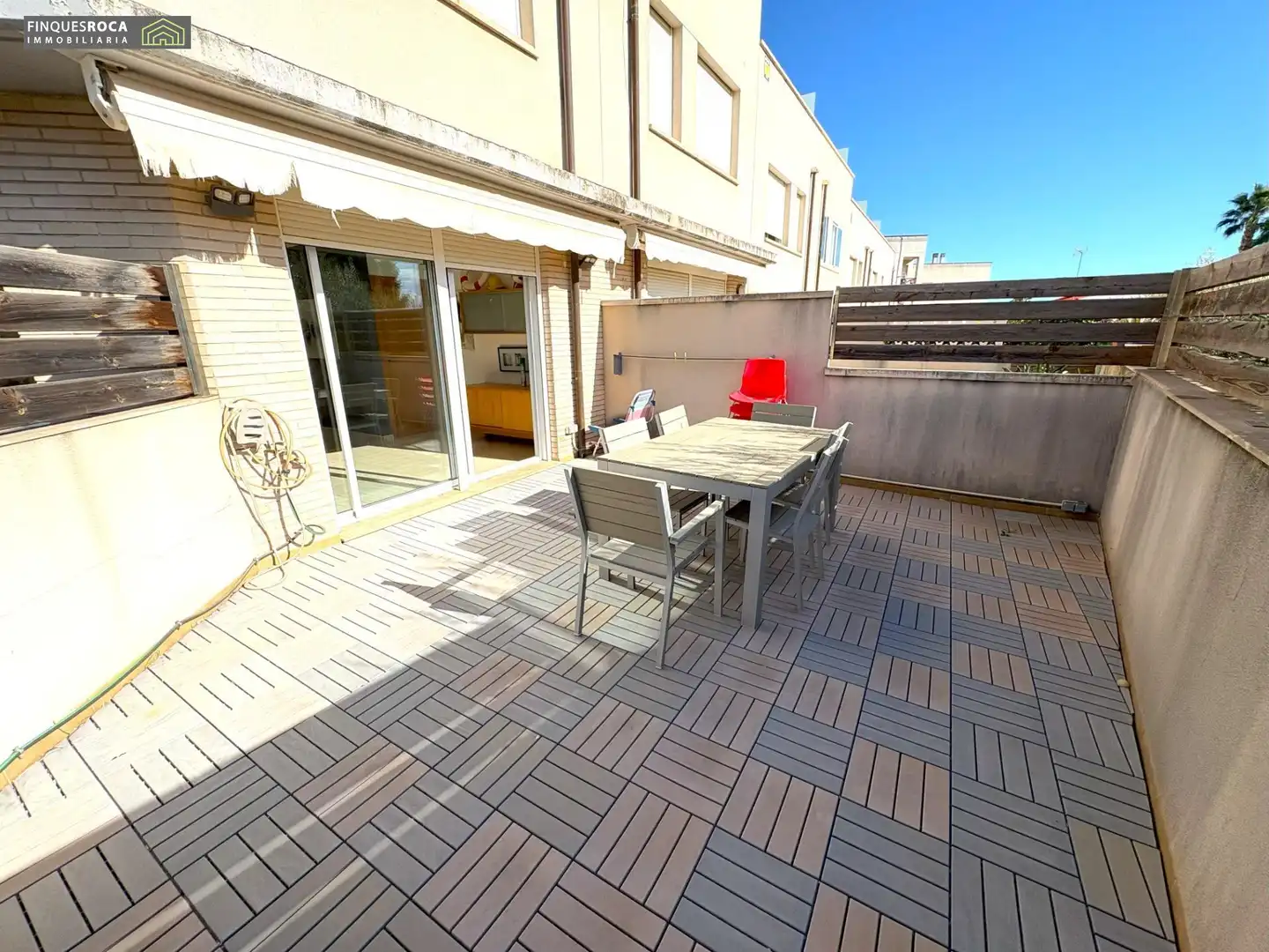 Terrassa de Casa adosada en venda en La Ràpita amb Aire condicionat, Jardí privat i Terrassa