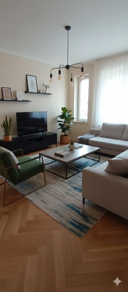 Living room of Flat for sale in Salamanca Capital  with Heating, Furnished and Oven