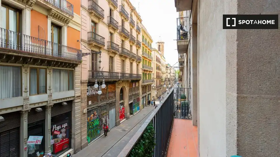 Appartamento con terrazza in affitto a Ciutat Vella, imagen 12