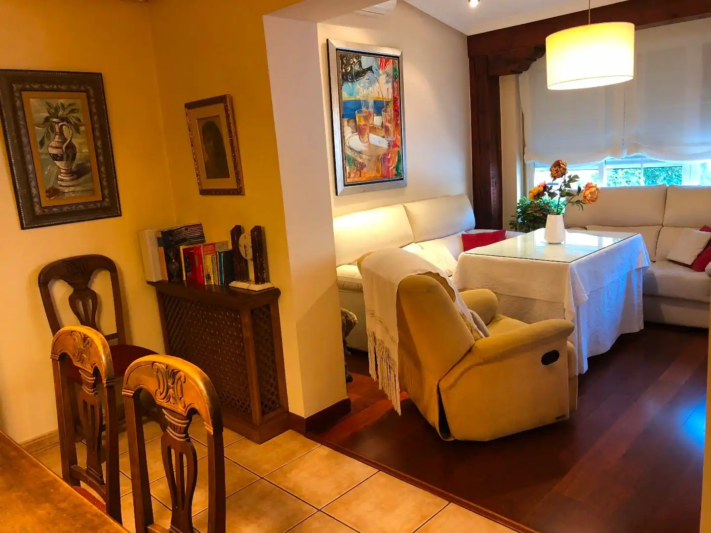 Dining room of Houses for sale in Alcázar de San Juan  with Air Conditioner, Heating and Private garden