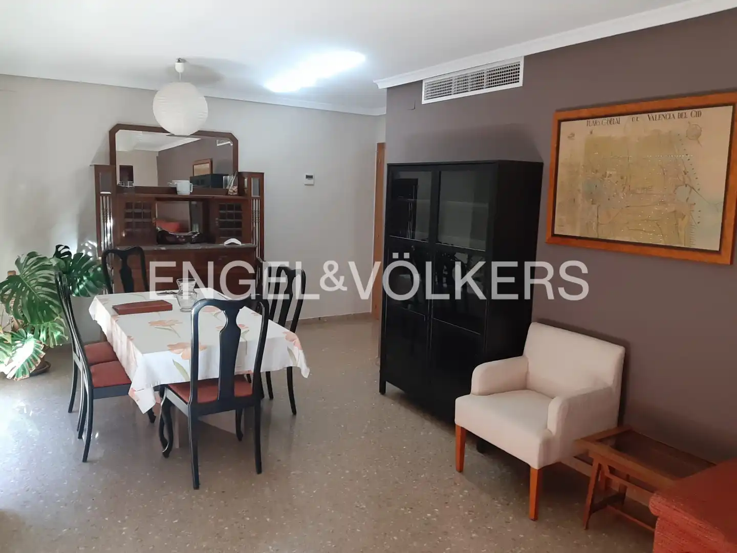 Esszimmer von Wohnung zur Miete in Valencia mit Heizung, Terrasse und Balkon