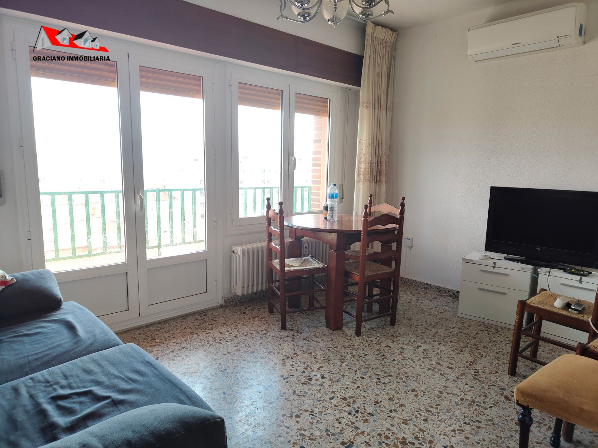 Bedroom of Flat for sale in  Albacete Capital  with Air Conditioner, Heating and Terrace