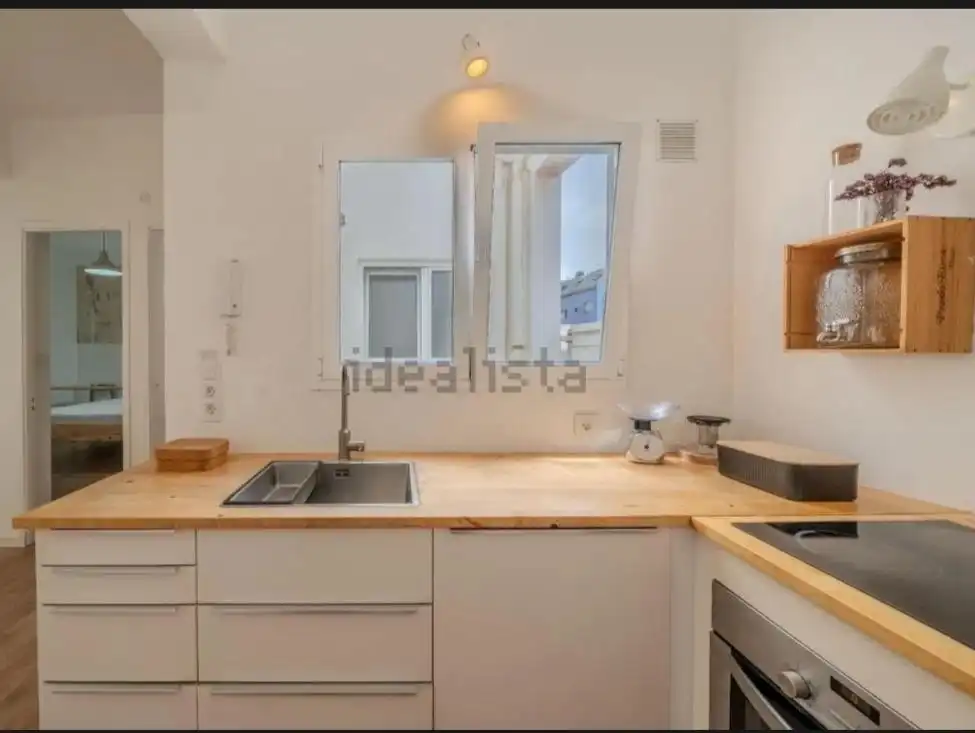 Küche von Wohnung zur Miete in Las Palmas de Gran Canaria mit Parkett und Möbliert