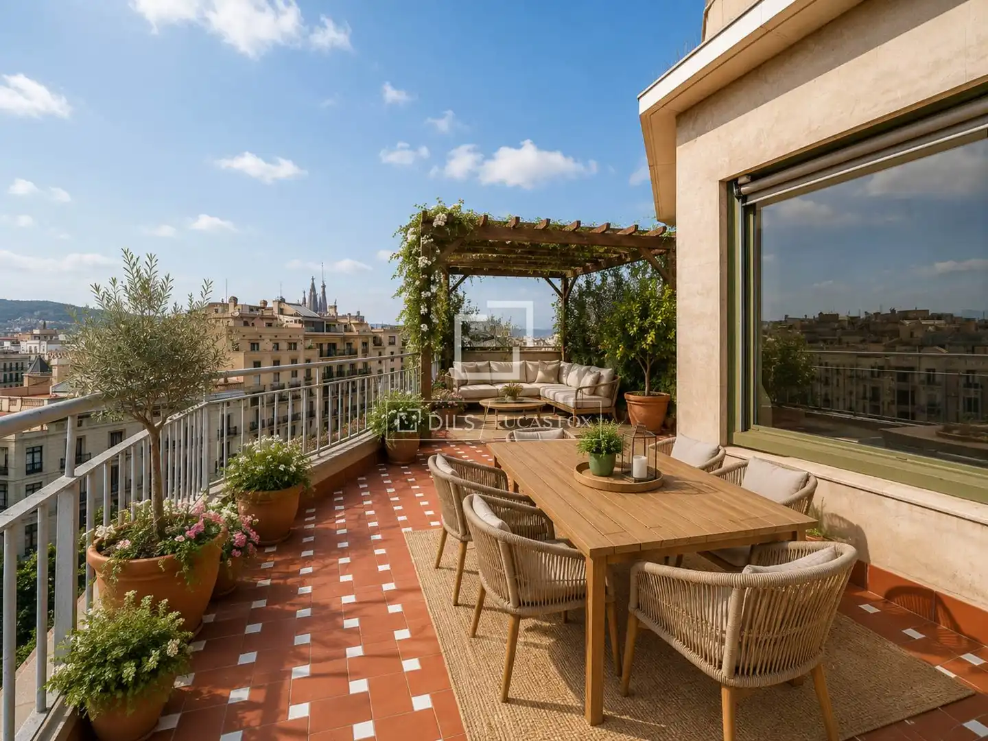 Terrace of Attic for sale in Barcelona  with Air Conditioner, Heating and Parquet flooring