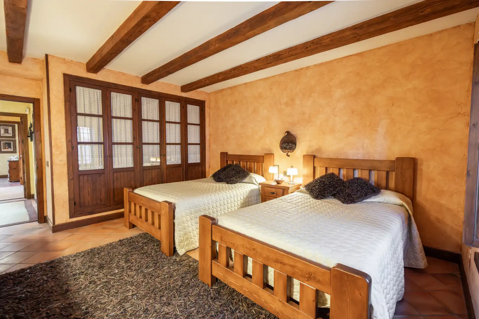 Bedroom of Houses for sale in Manzanares El Real  with Air Conditioner, Heating and Private garden