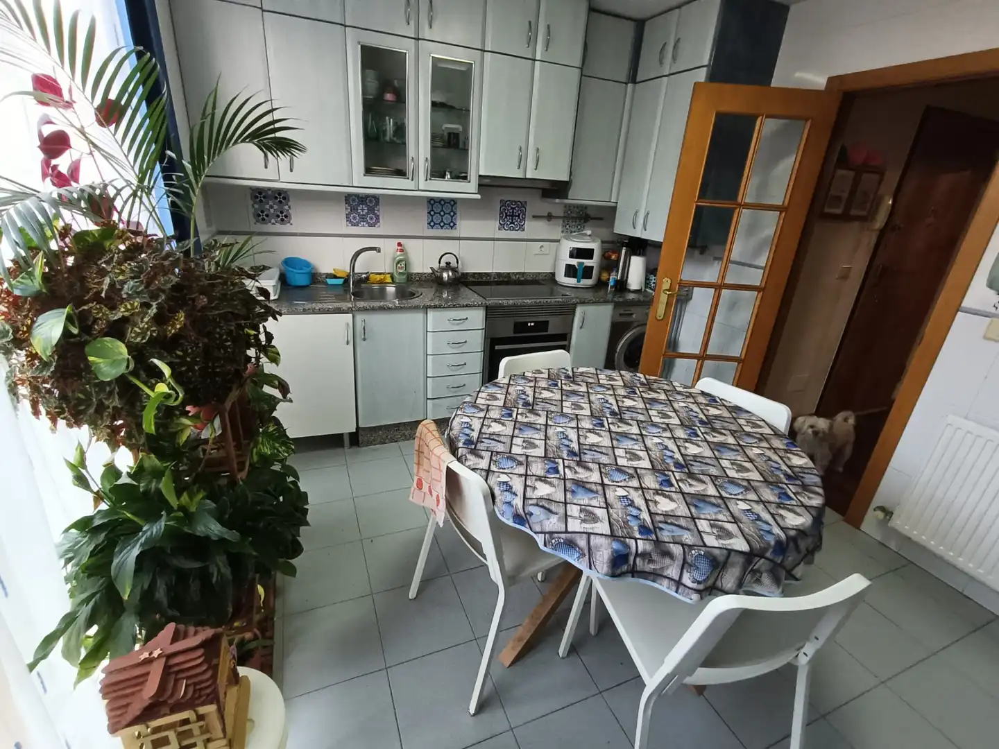Küche von Wohnung zum Verkauf in Brión mit Heizung, Terrasse und Abstellraum