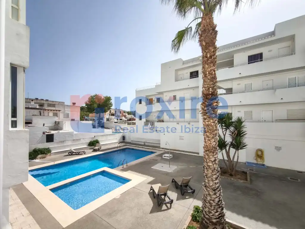 Exterior view of Apartments for rent in Sant Josep de sa Talaia  with Air Conditioner, Furnished and Washing machine