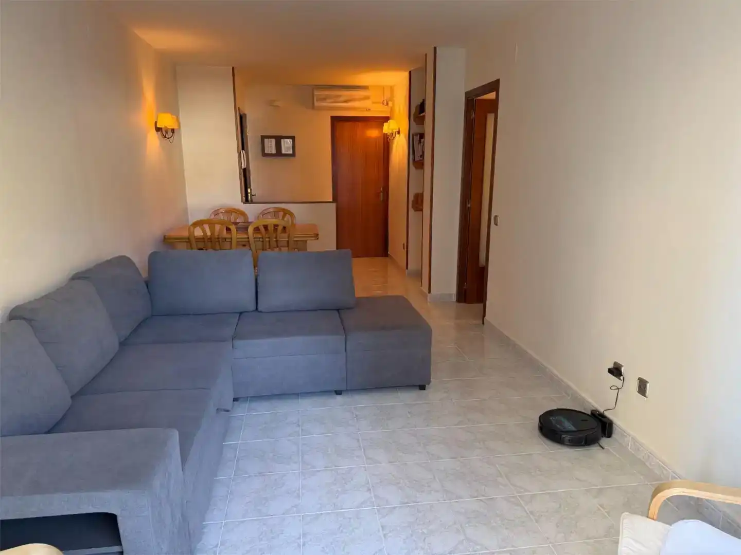 Sala de estar de Piso en venta en Tossa de Mar con Aire acondicionado, Piscina y Amueblado
