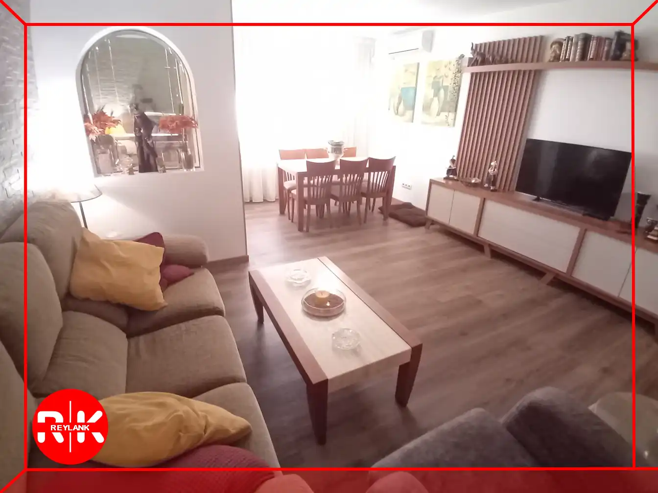 Sala de estar de Piso de alquiler en Coslada con Aire acondicionado, Calefacción y Terraza