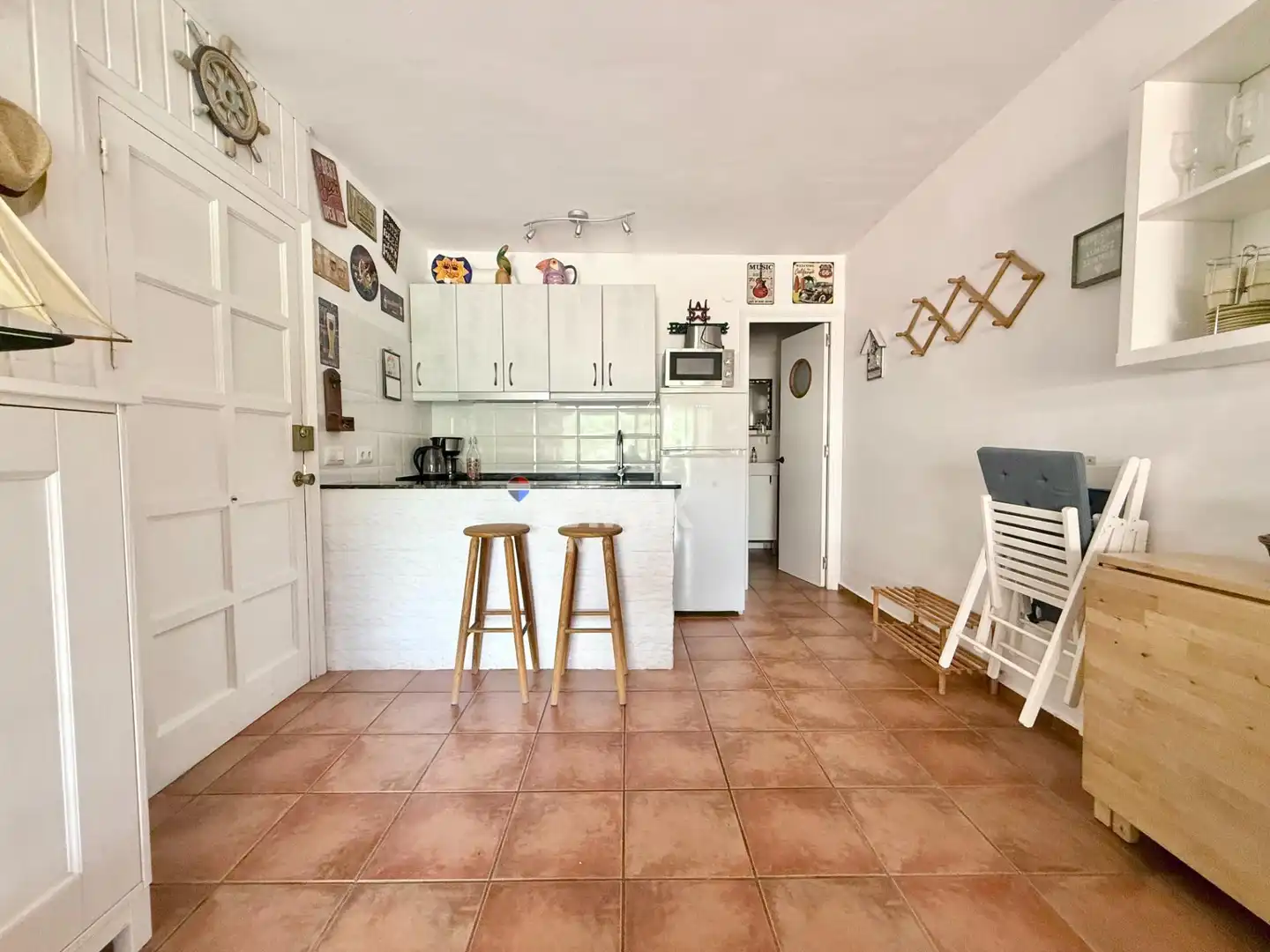 Cuina de Apartament en venda en Tossa de Mar amb Jardí privat, Balcó i Piscina comunitària
