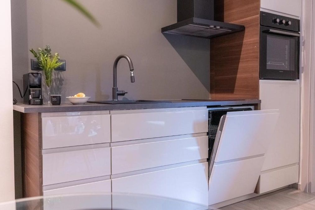 Kitchen of Flat to rent in Torrelavega   with Air Conditioner, Furnished and TV