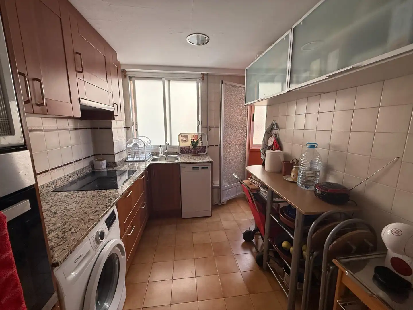 Küche von Wohnung zum Verkauf in Valencia mit Klimaanlage und Balkon