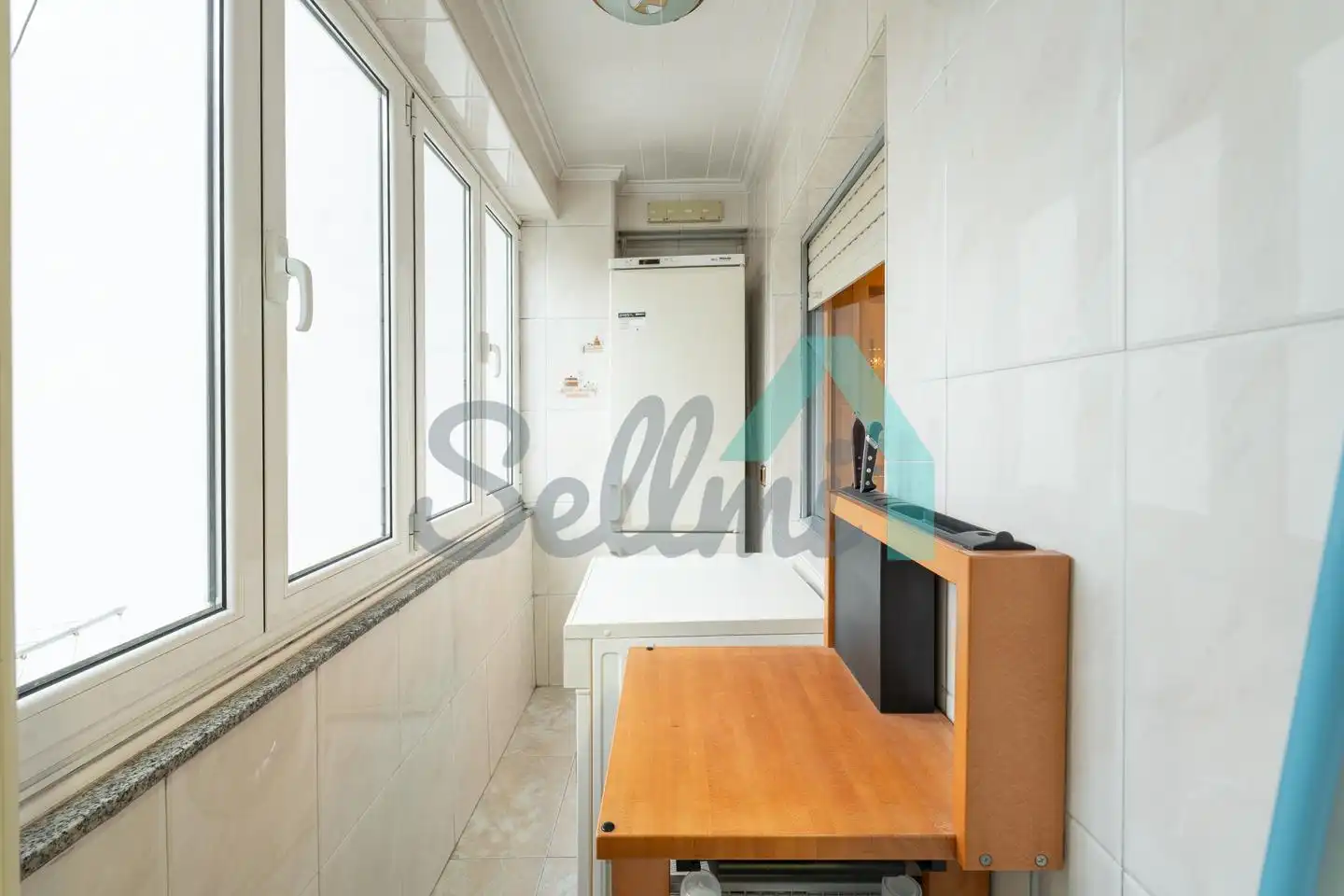 Cocina de Piso en venta en Oviedo  con Calefacción, Parquet y Terraza