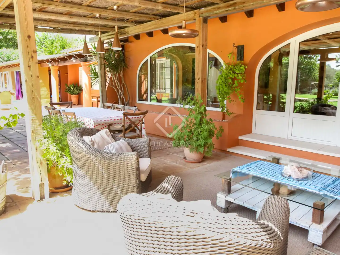 Terrassa de Finca rústica en venda en Maó - Mahón amb Aire condicionat, Calefacció i Jardí privat