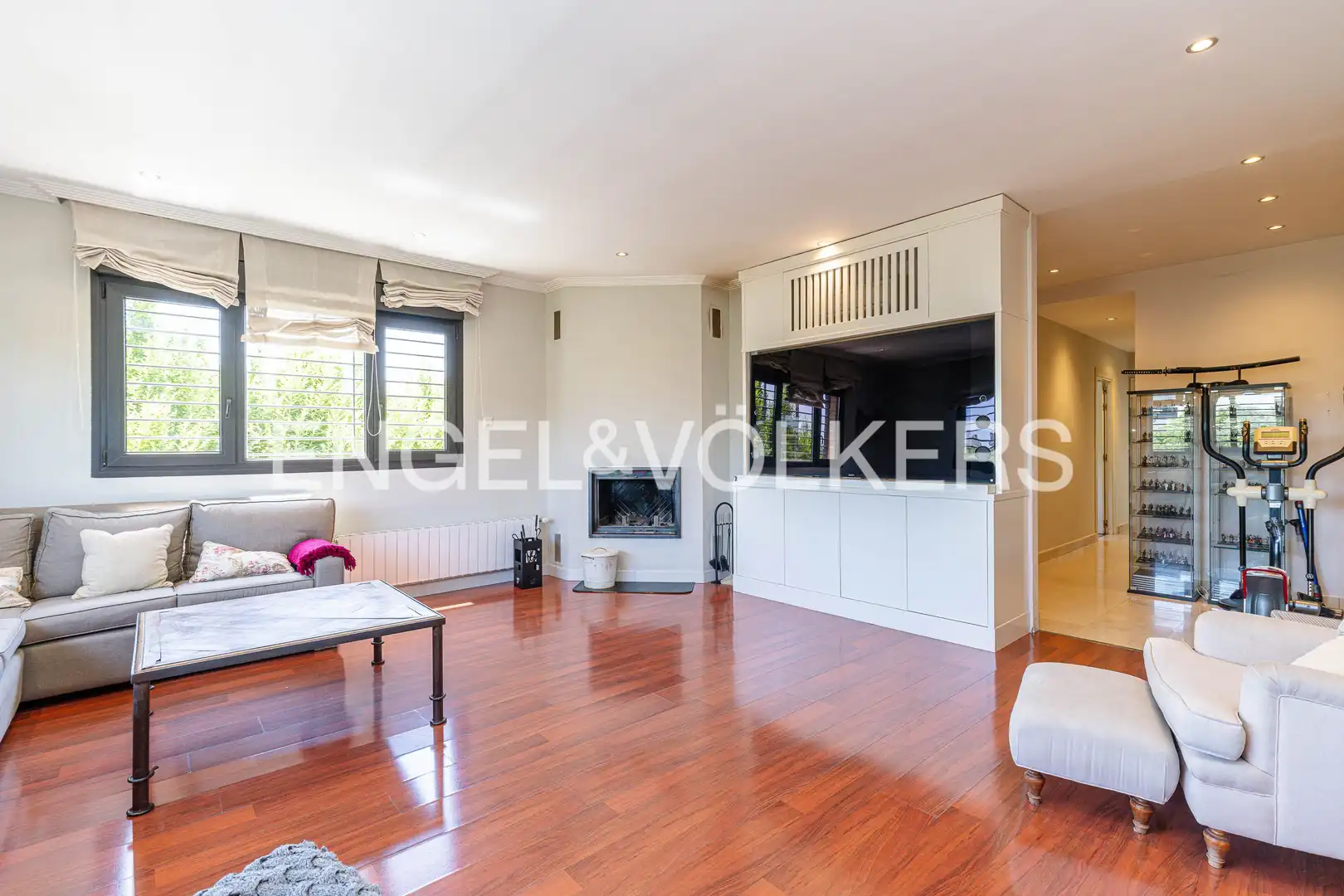 Sala de estar de Casa o chalet en venta en Madrid con Aire acondicionado, Calefacción y Jardín privado