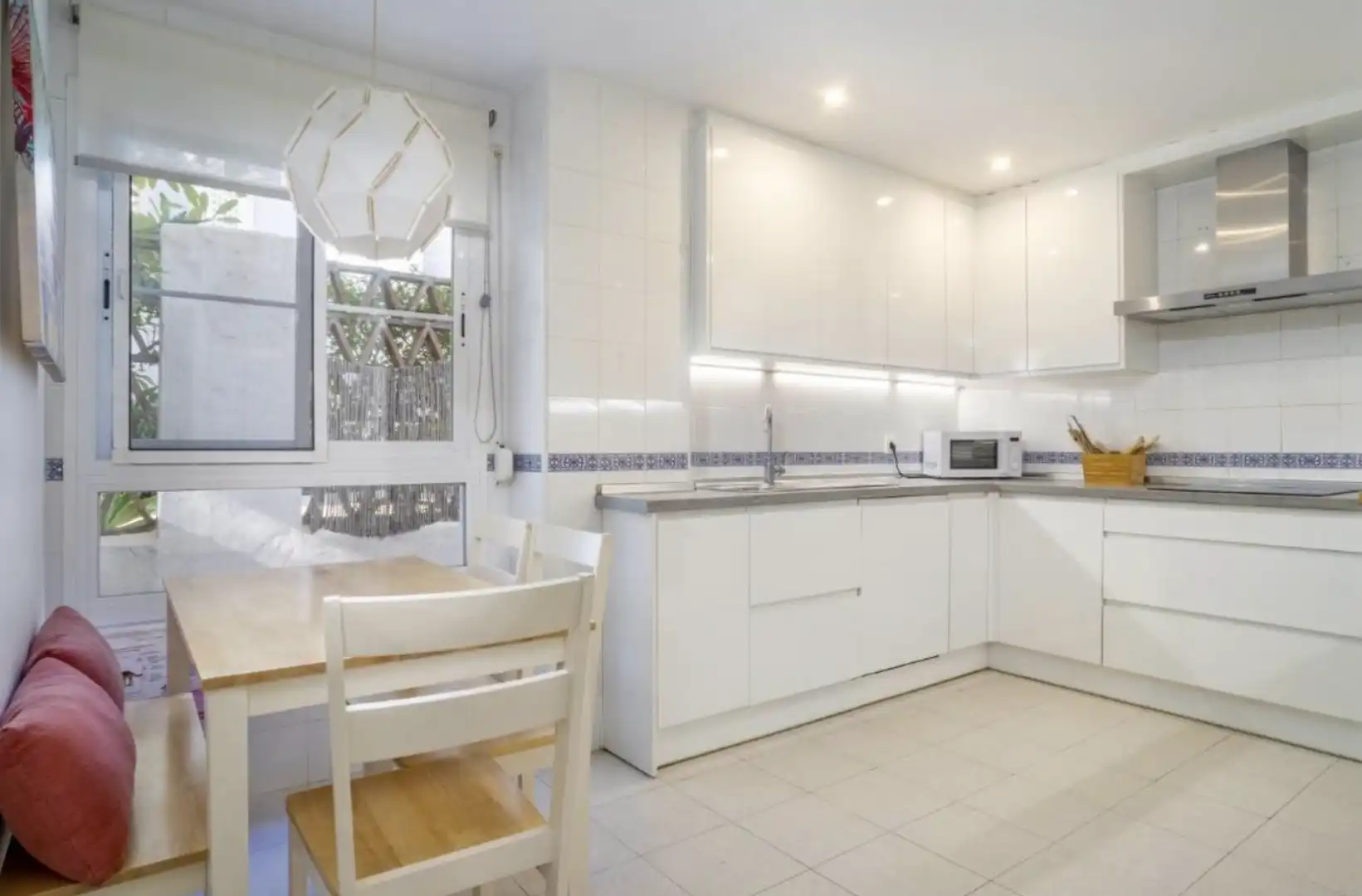Kitchen of Ground floor for rent in Marbella  with Air Conditioner, Swimming Pool and Furnished