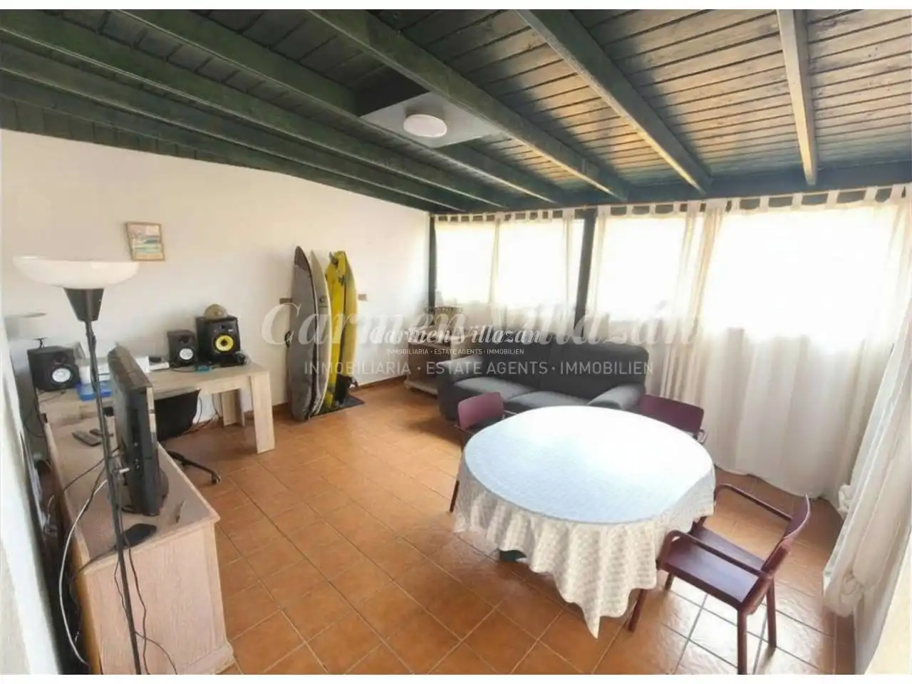 Living room of Detached homes for sale in La Oliva  with Private garden, Terrace and Furnished