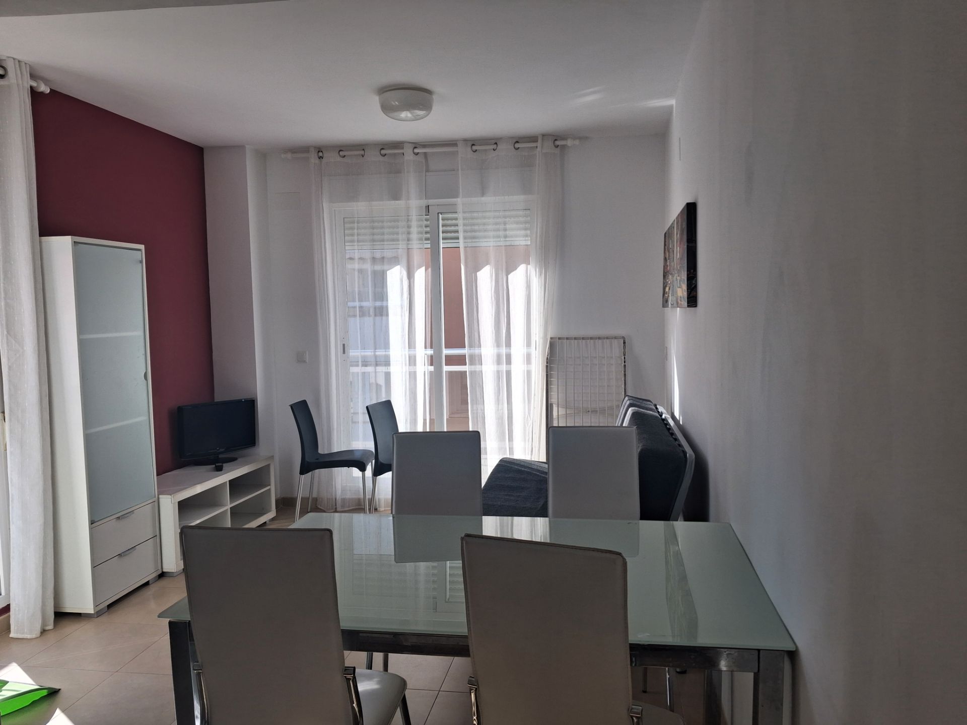 Comedor de Piso de alquiler en Peñíscola / Peníscola con Aire acondicionado, Amueblado y Piscina comunitaria