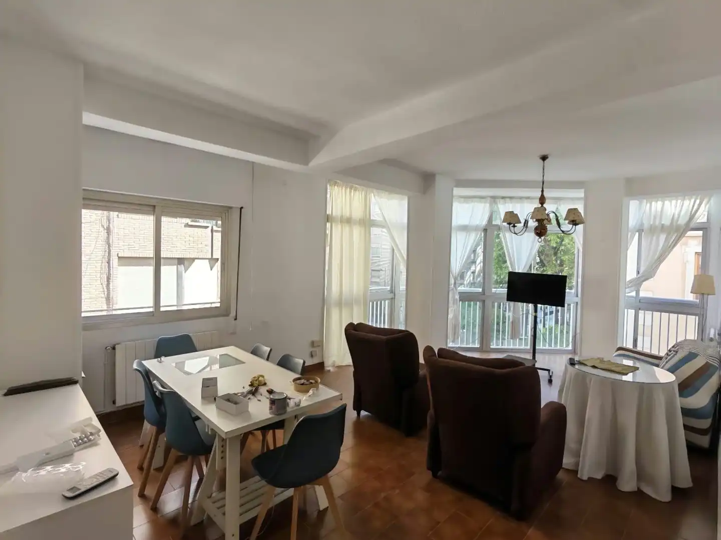 Dining room of Flat for rent in Murcia  with Air Conditioner, Heating and Furnished