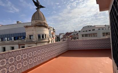 Vista exterior de Pis de lloguer en  Huelva Capital amb Aire condicionat, Terrassa i Balcó