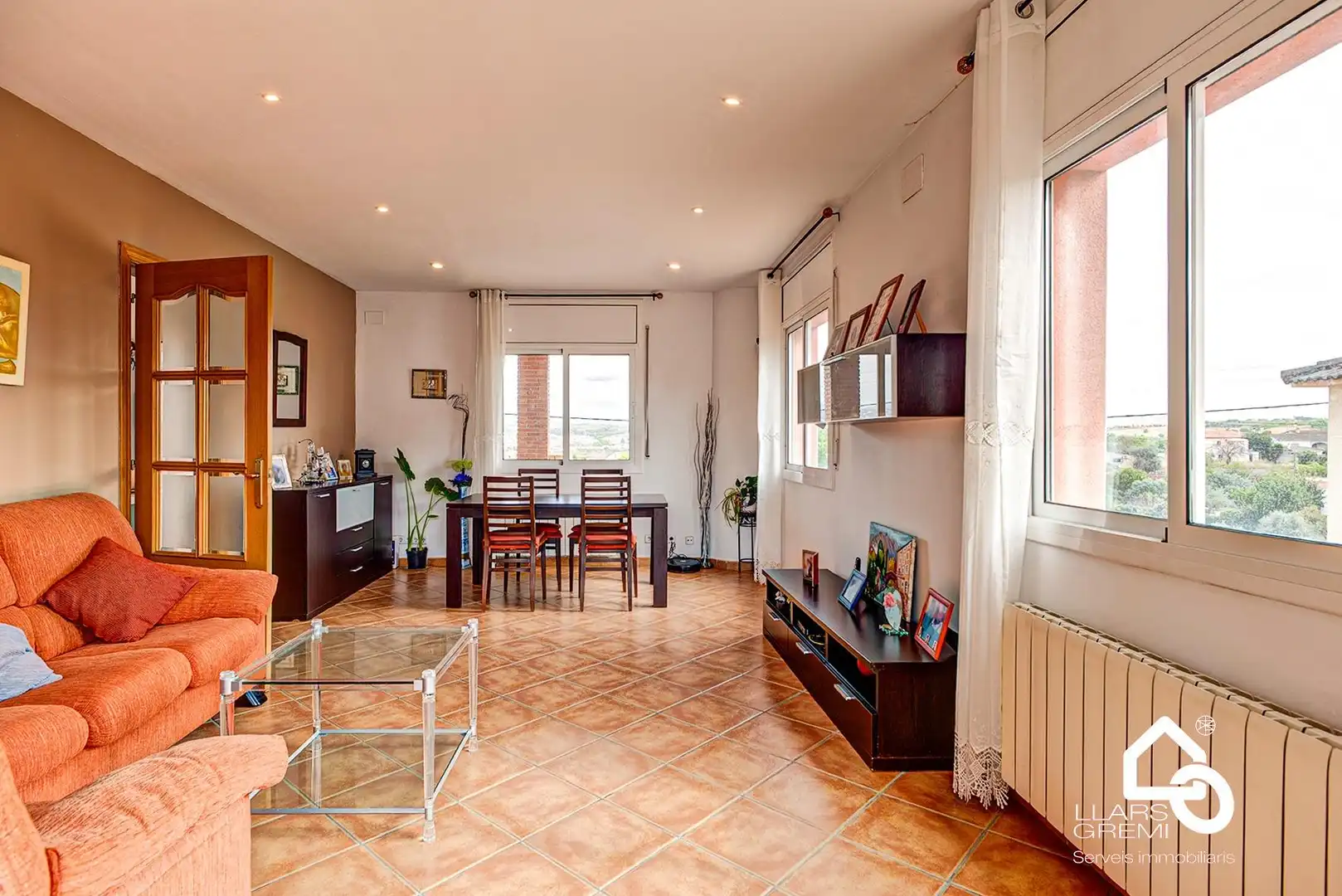 Living room of Houses for sale in Piera  with Heating, Private garden and Terrace